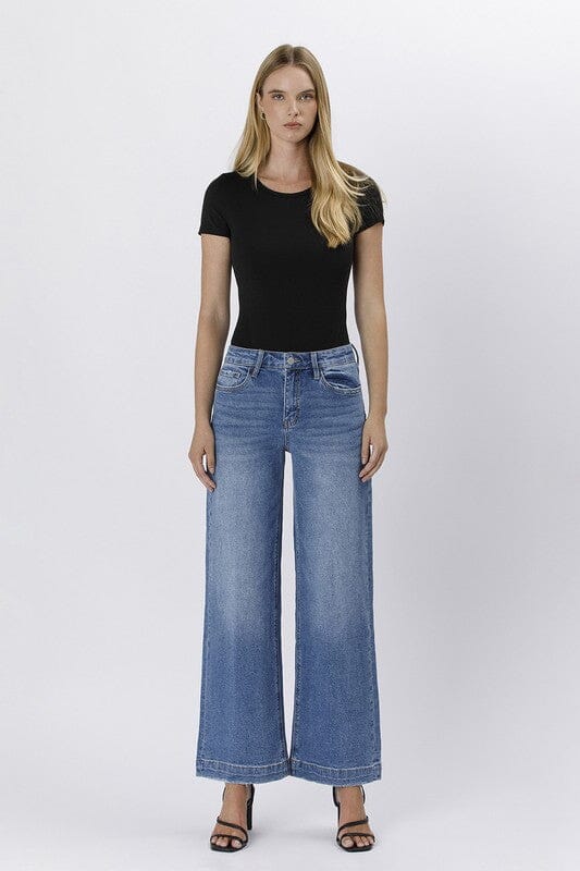 Wide Leg Trouser Jeans Vervet by Flying Monkey