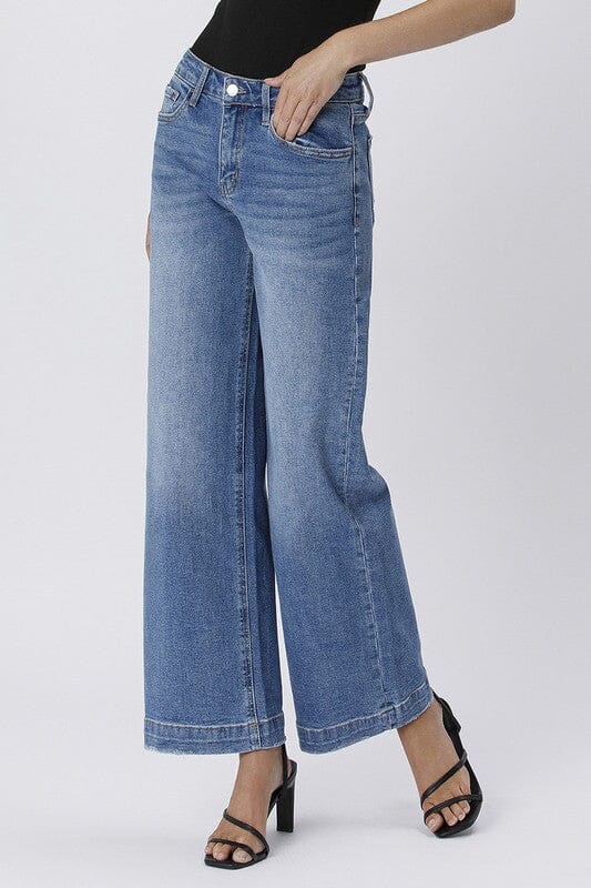 Wide Leg Trouser Jeans Vervet by Flying Monkey