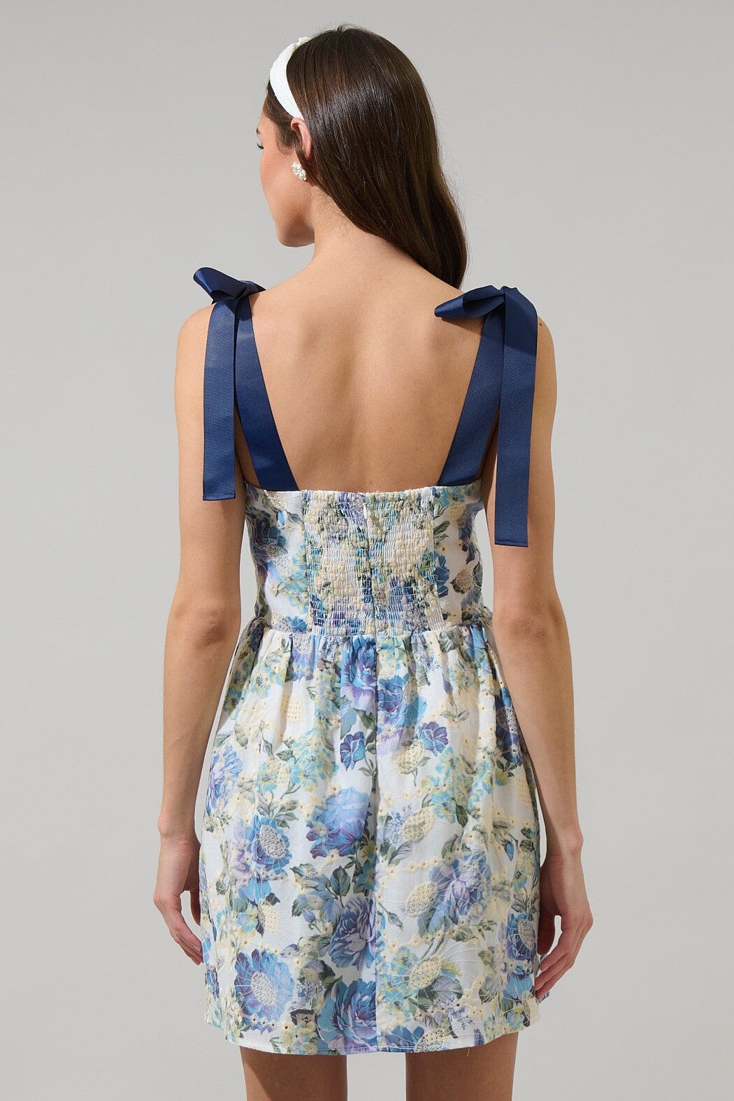 Zaidy Eyelet Nidia Mini Dress sugarlips