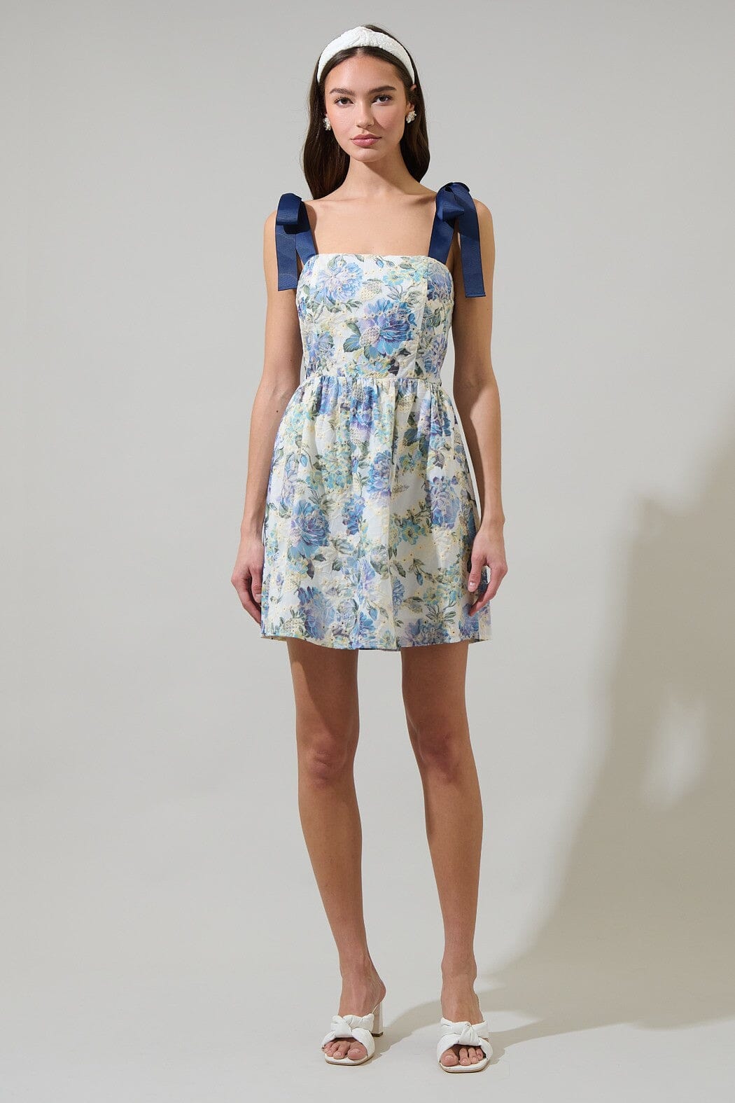 Zaidy Eyelet Nidia Mini Dress sugarlips