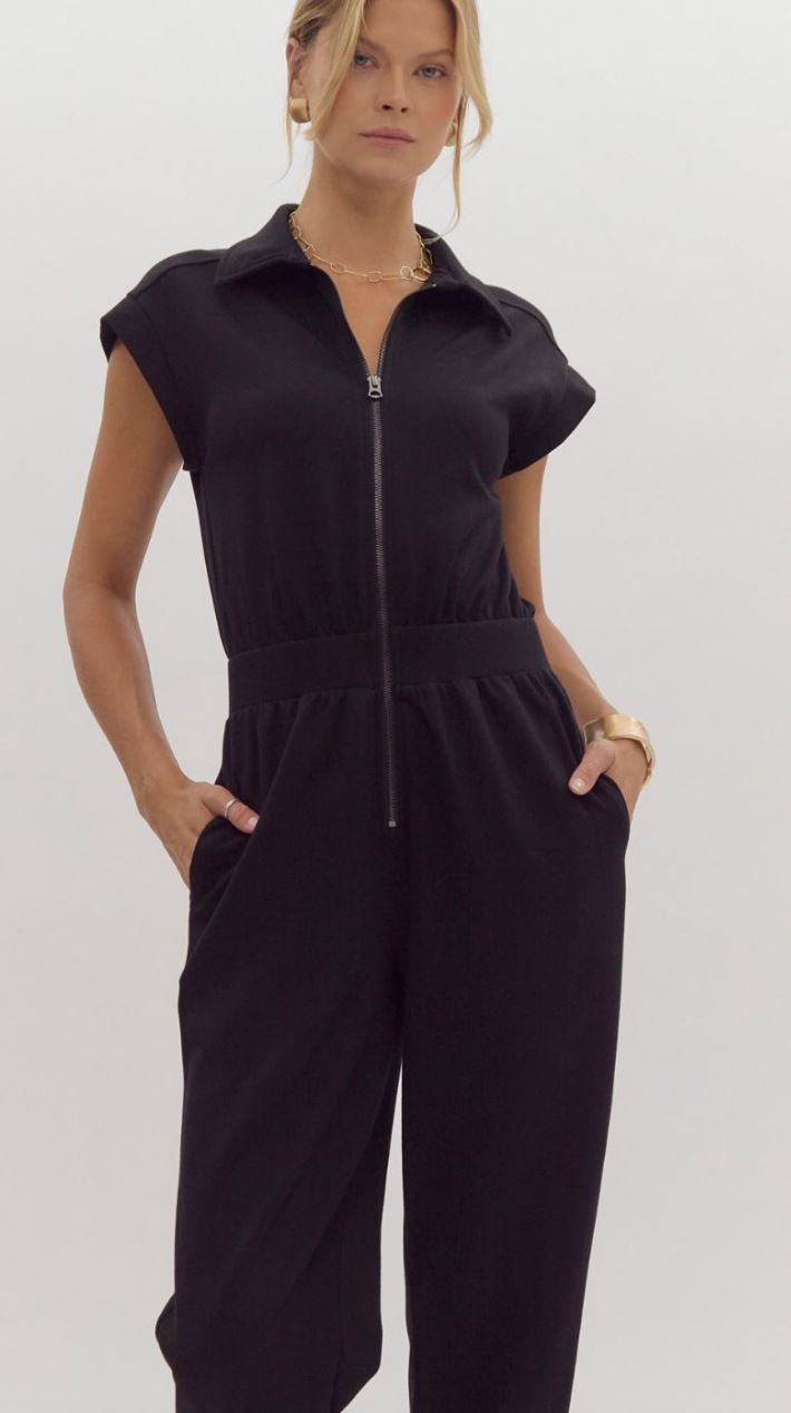 Zip Front Jumpsuit entro