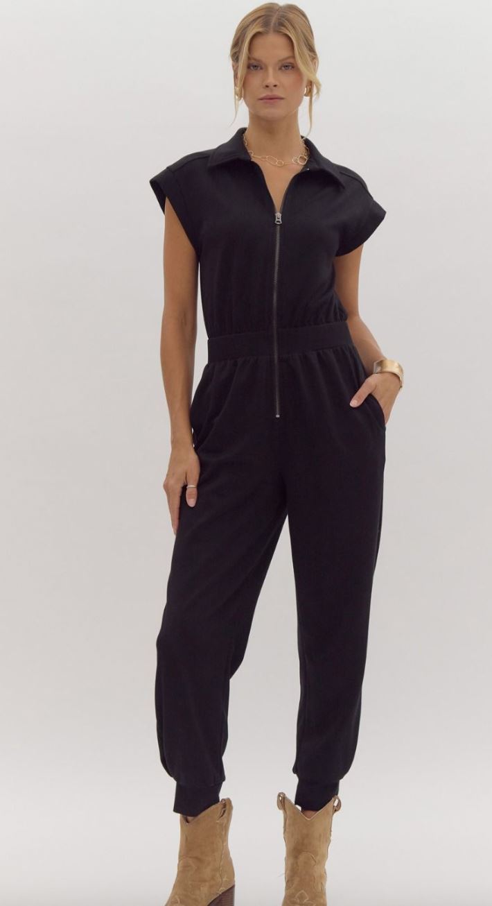 Zip Front Jumpsuit entro
