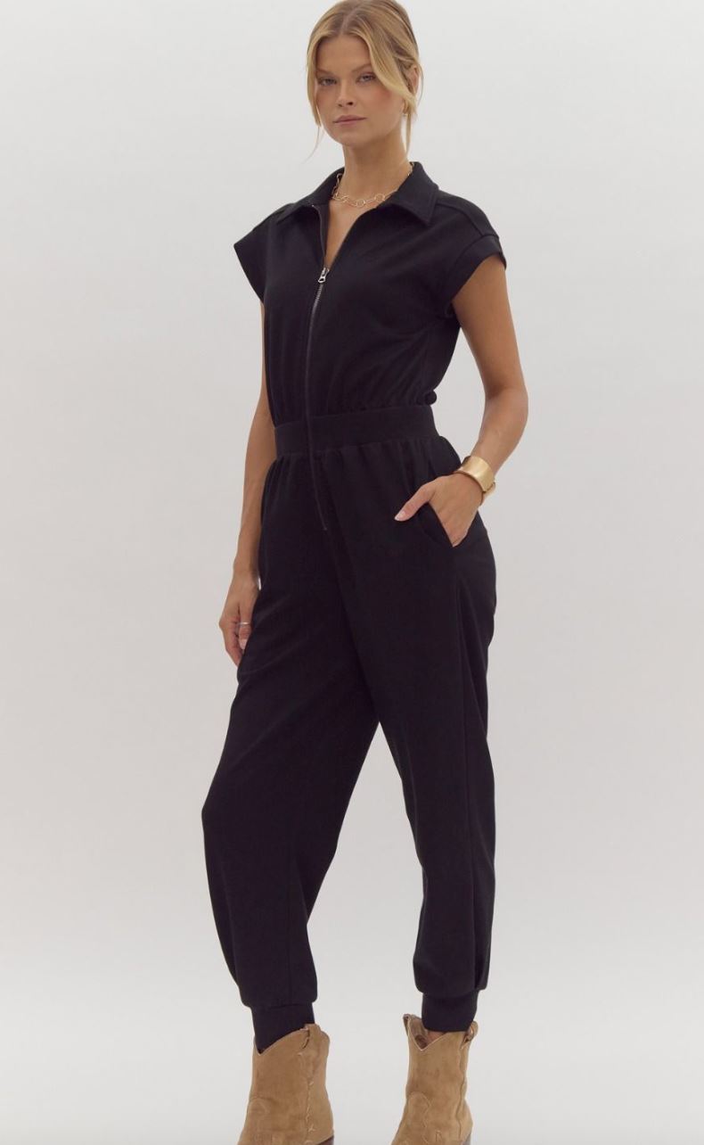 Zip Front Jumpsuit entro