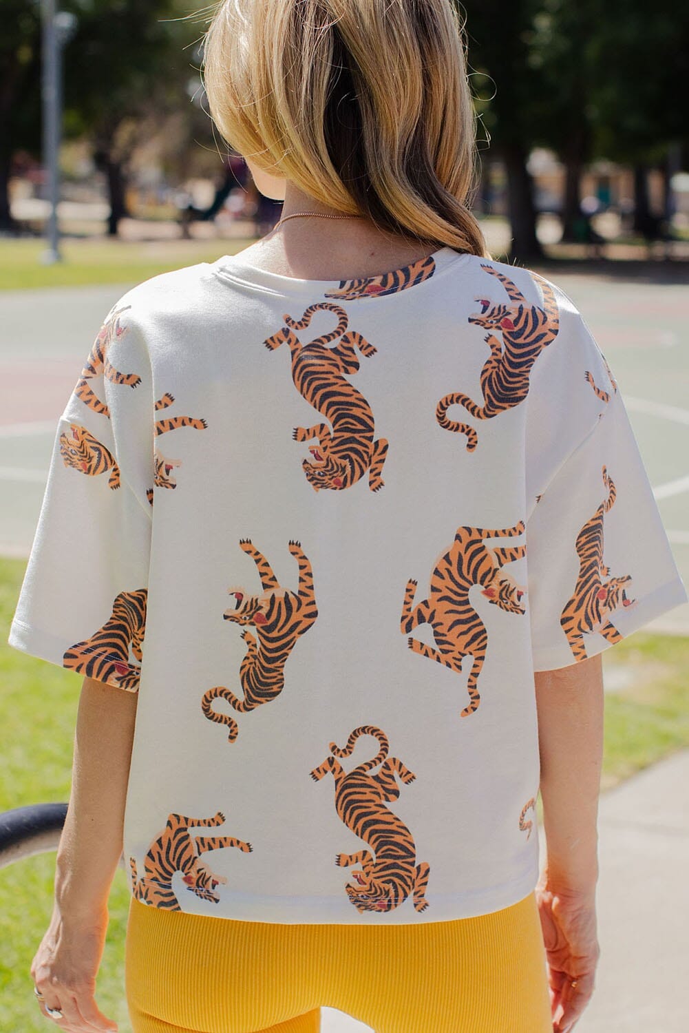 Allover Tiger Print Top 12pm by Mon Ami