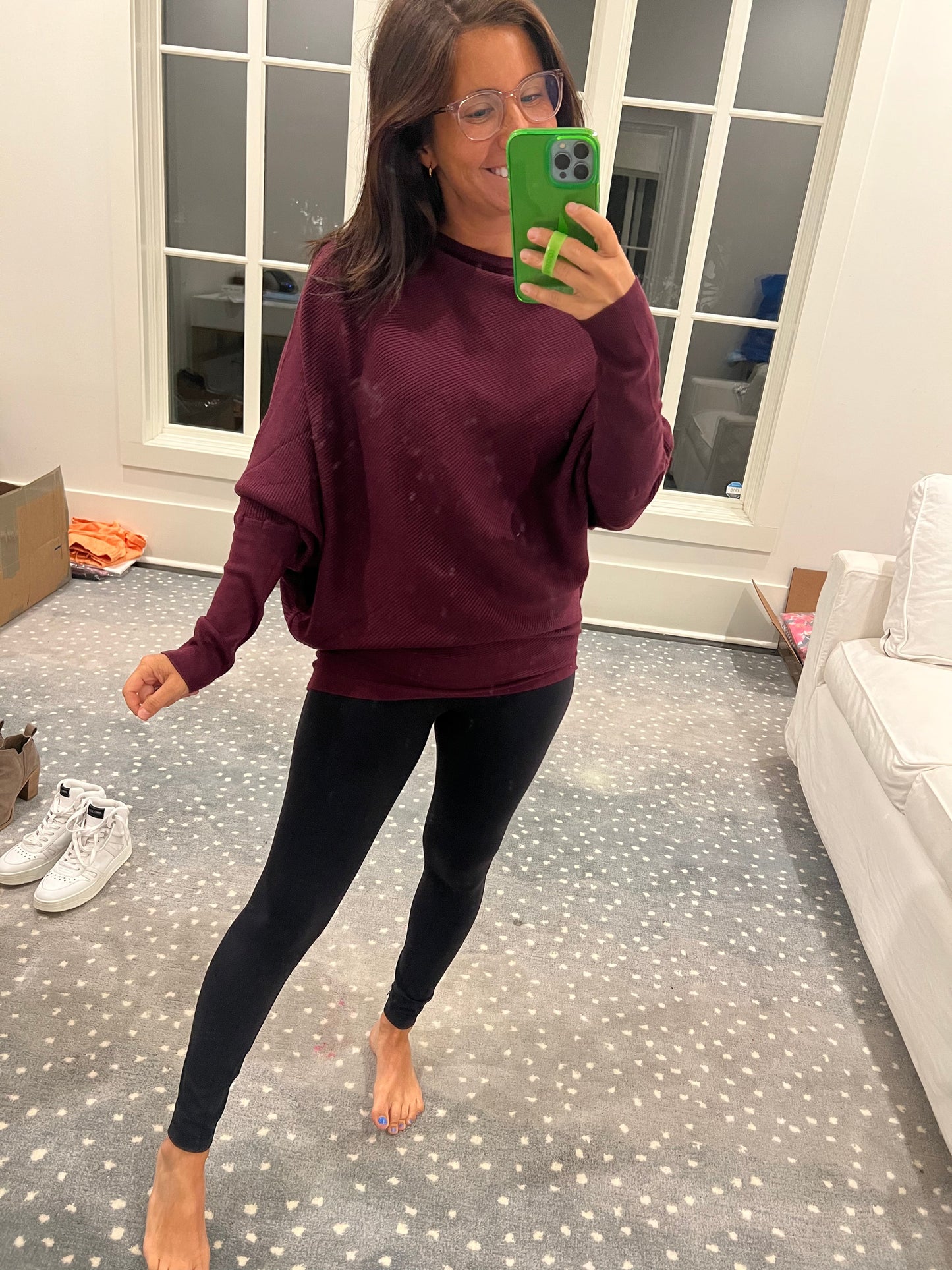 Asymmetrical Dress/Sweater Olivaceous