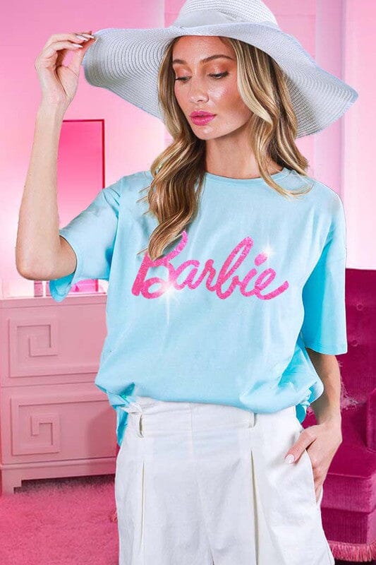 Barbie Sequin Tee Vine & Love
