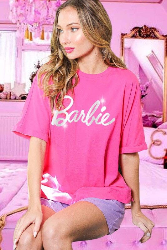 Barbie Sequin Tee Vine & Love