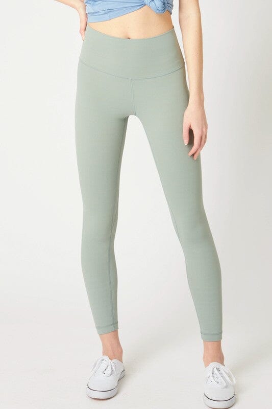 Basic Leggings love tree small Sage