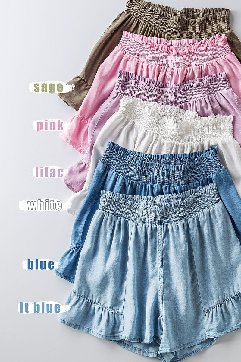 Bella Chambray Shorts Trend Notes