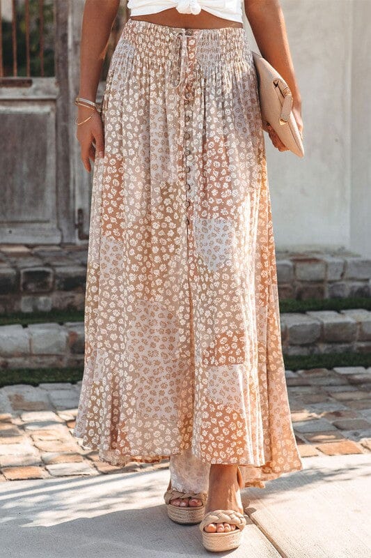 Boho Floral Maxi Skirt Youmi