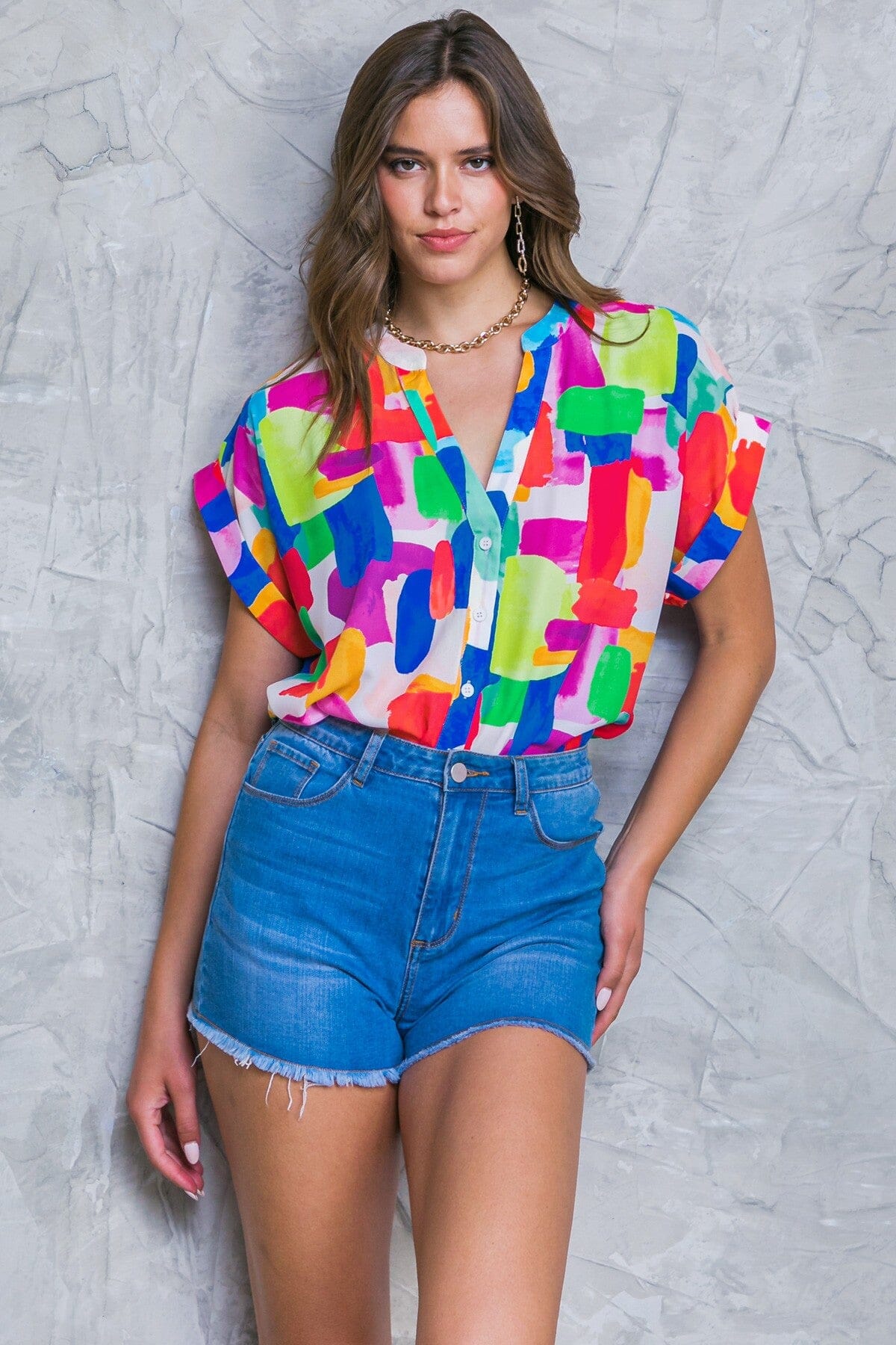 Bright Abstract Paint Top Flying tomato