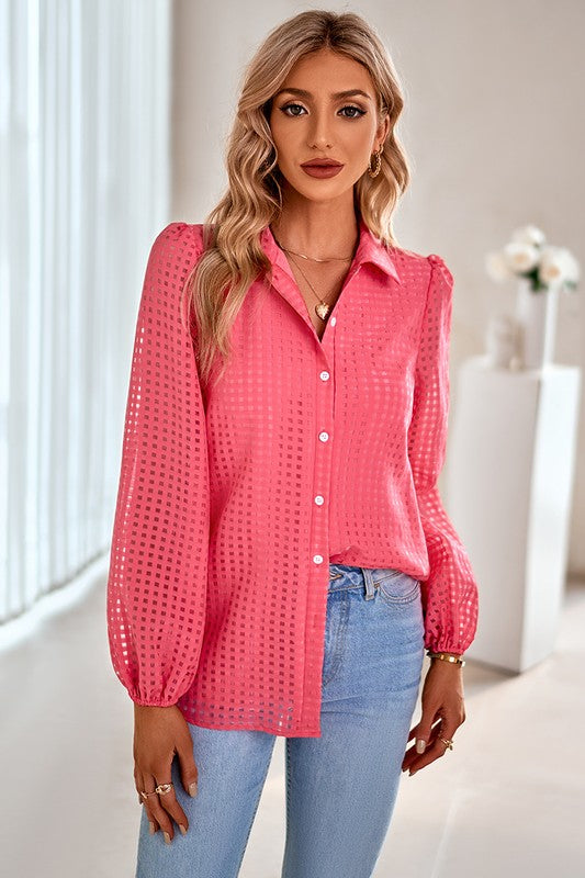 Burnout Gingham Button Up supreme fashion