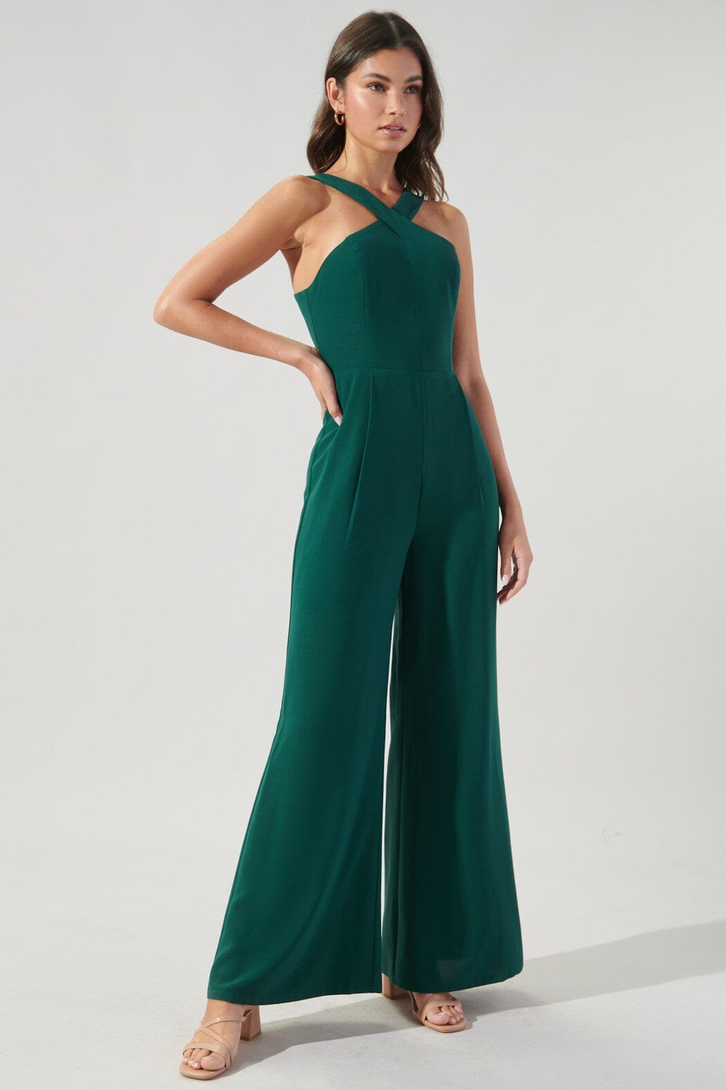 Caline Cross Neck Jumpsuit Sugarlips