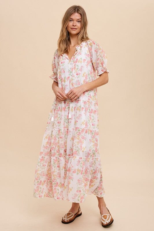Chiffon Floral Maxi In Loom