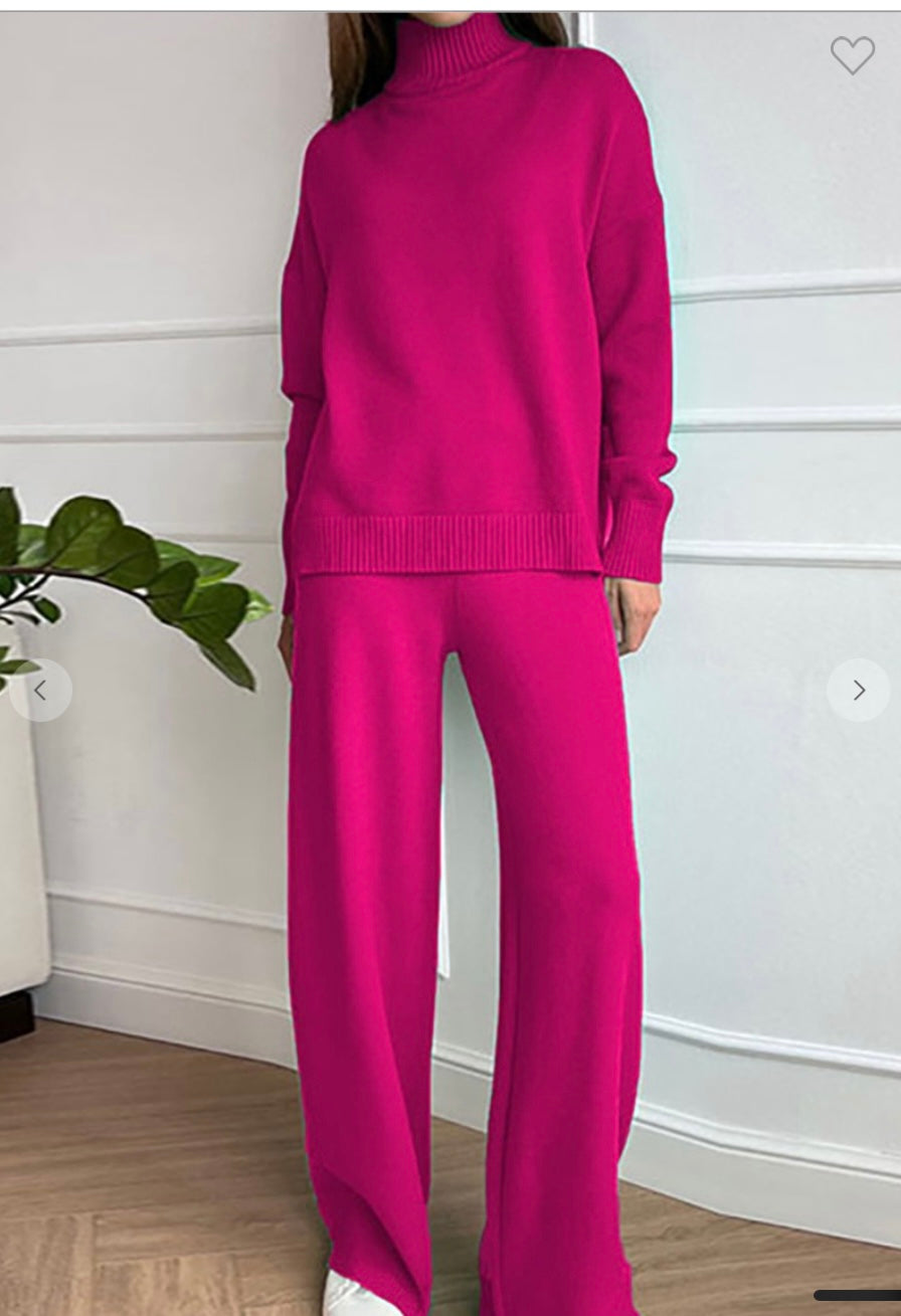 Colored Flare Knit Set New Colors cezele