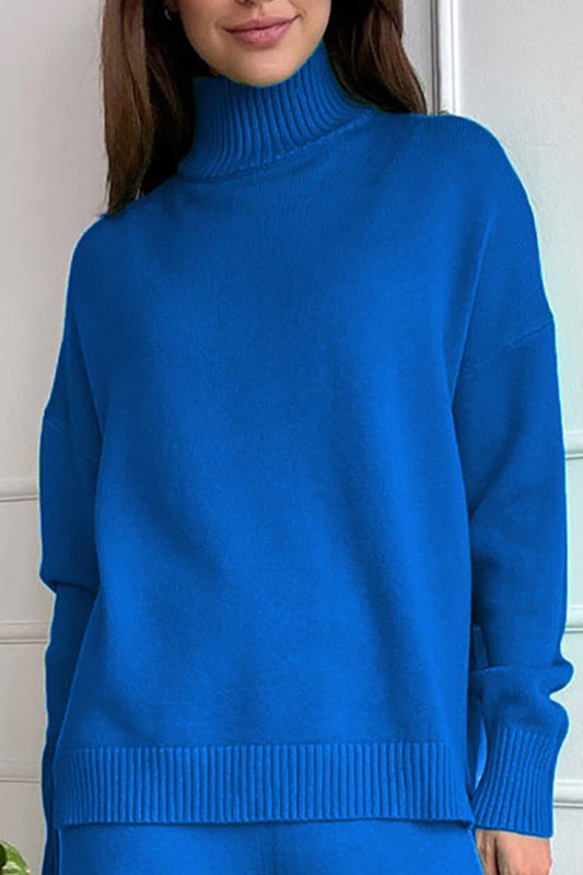 Colored Knit Flare Set cezele