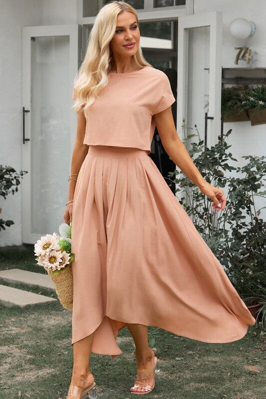 Cropped Skirt Set Kentce