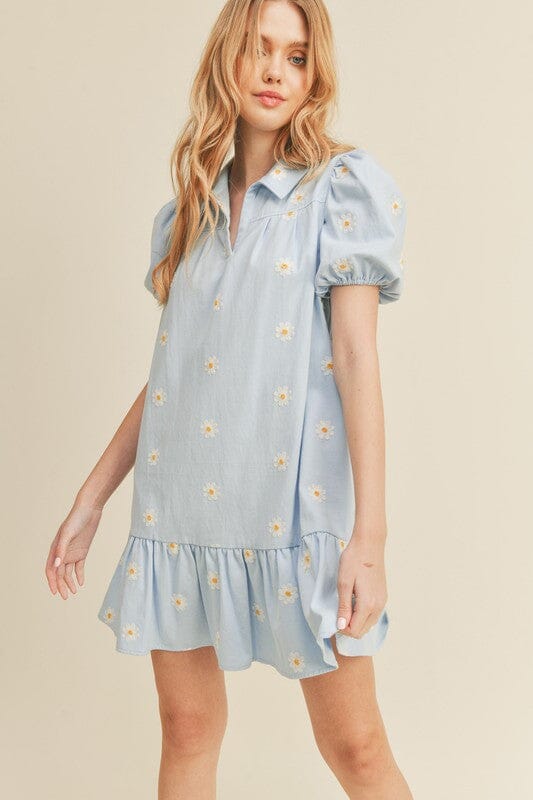 Daisy Embroidery Dress &merci