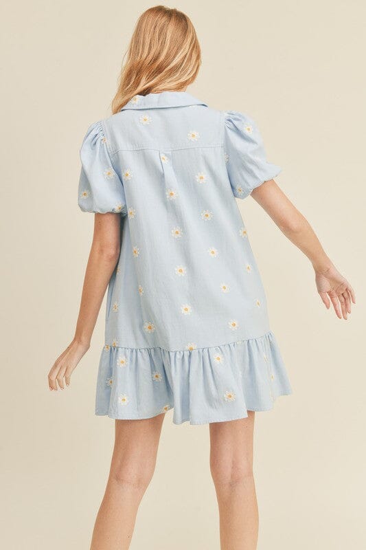 Daisy Embroidery Dress &merci