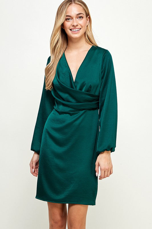 Drape Front Dress 2 hearts
