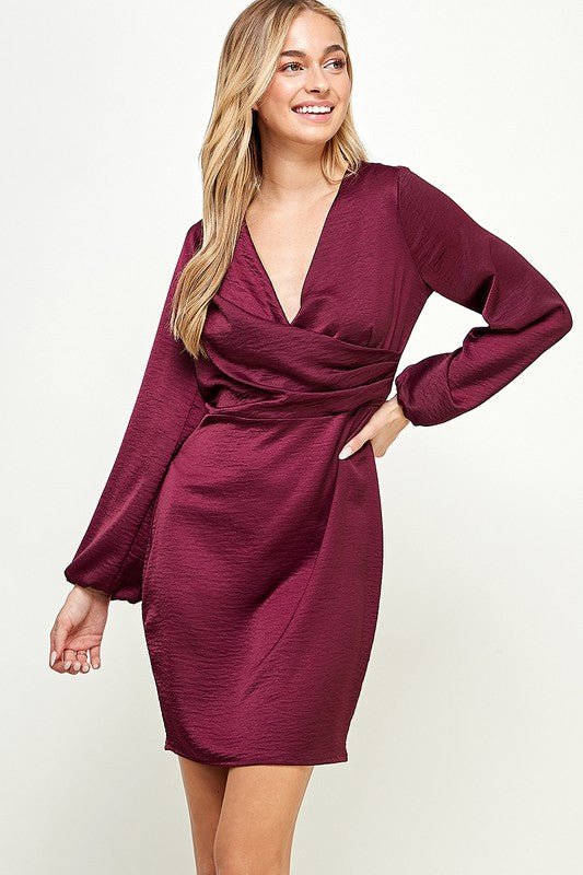 Drape Front Dress 2 hearts