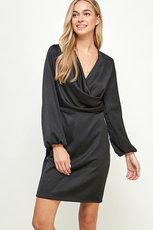 Drape Front Dress 2 hearts