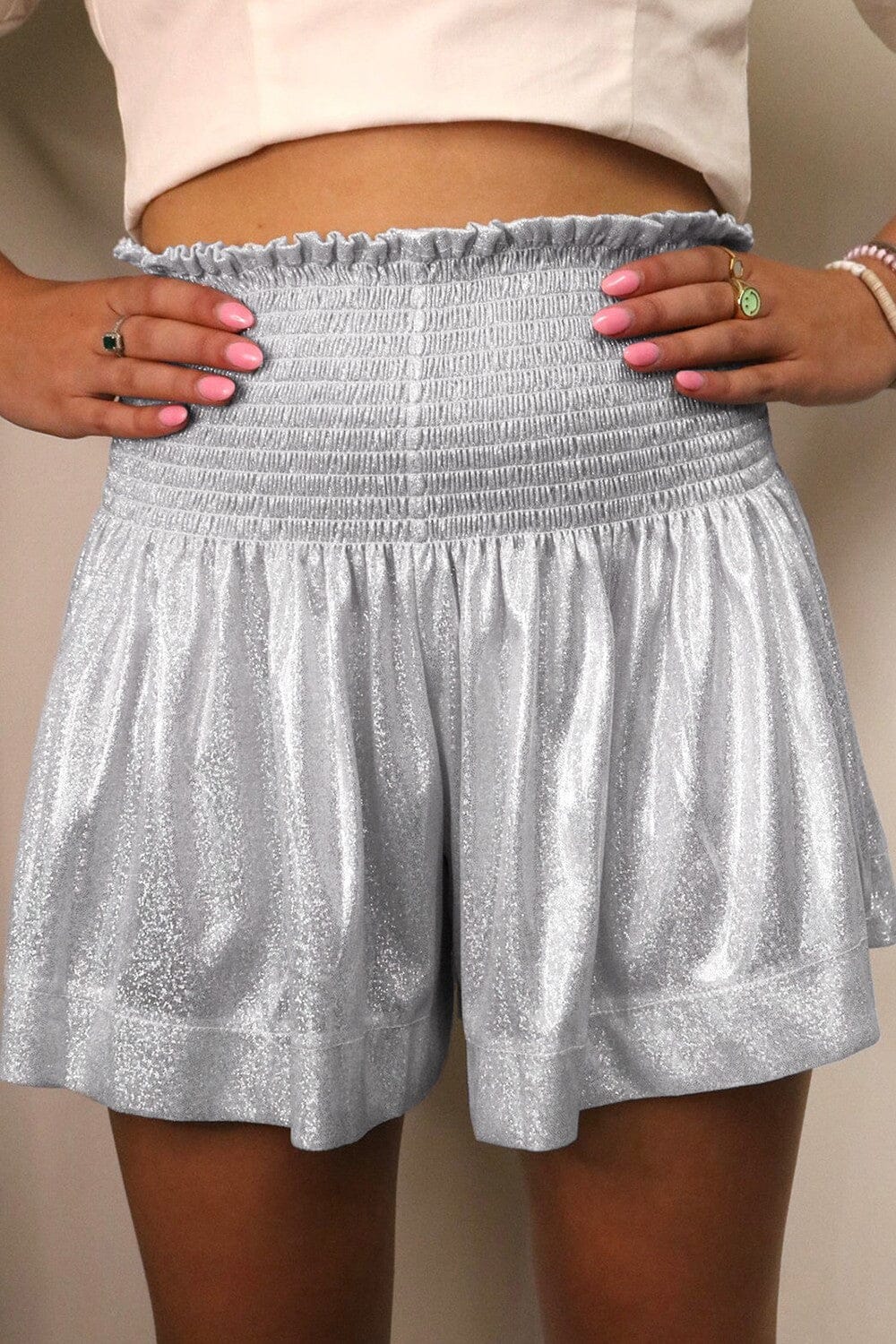 Elastic Pleated Shorts shoppingwill