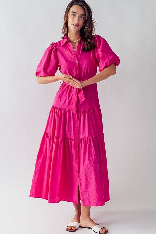 Elsie Poplin Puff Sleeve Maxi Trend Notes