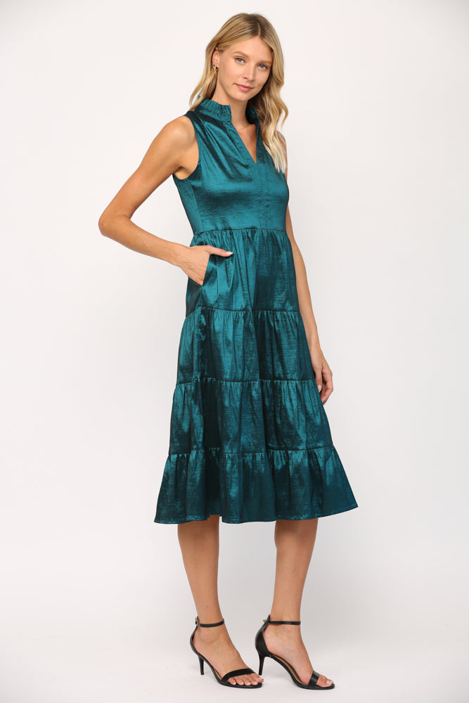 Emerald Tiered Midi Fate