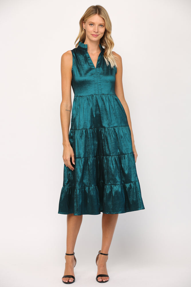 Emerald Tiered Midi Fate