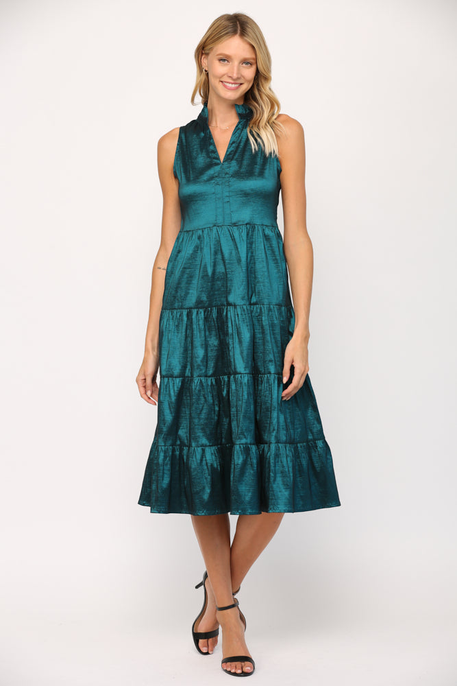 Emerald Tiered Midi Fate