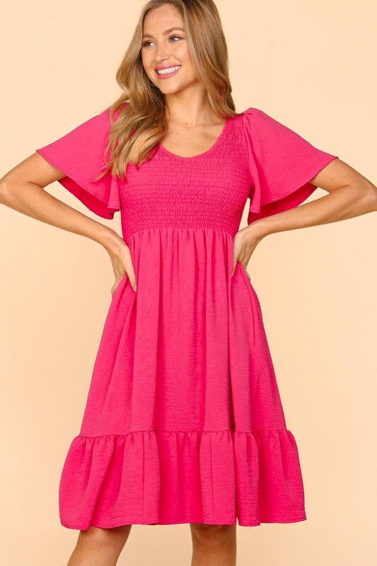 Fit and Flare Smock Dress Haptics