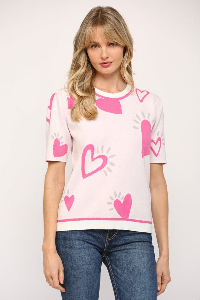 Graffiti Heart Sweater Fate