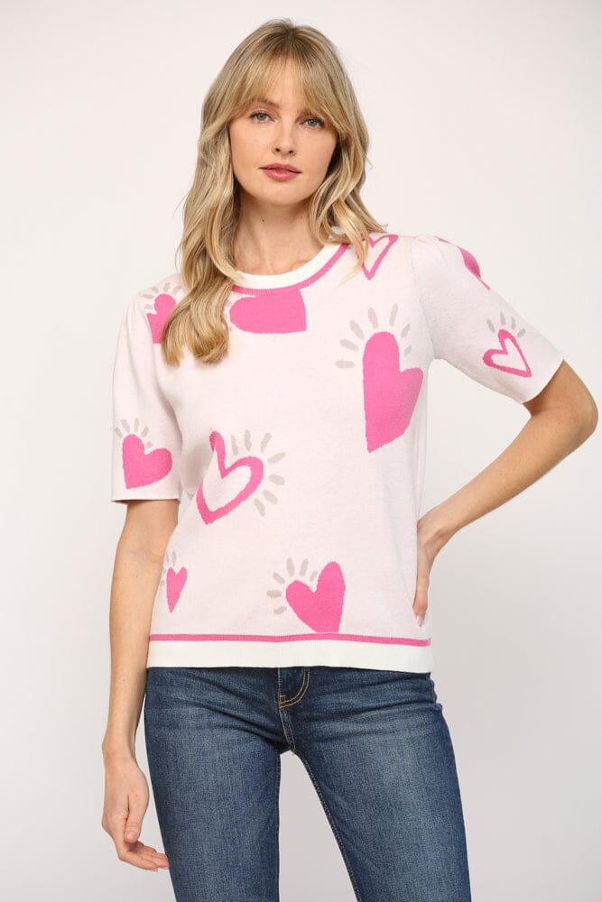 Graffiti Heart Sweater Fate