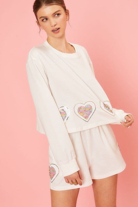Heart Patch Sweater Main Strip