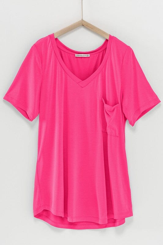 Knit Modal Pocket Tee love tree fashion