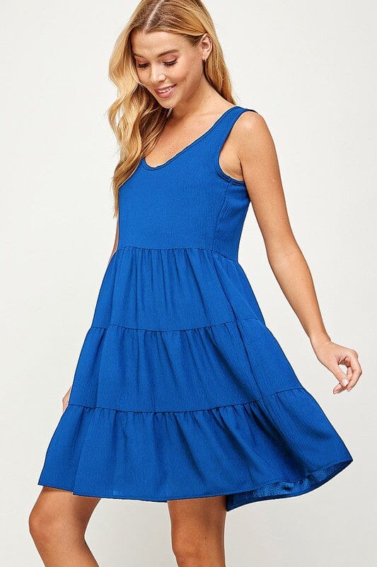 Knit Tiered Dress 2 hearts
