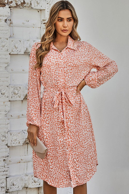 Leopard Shirt Dress Midi supreme fashion