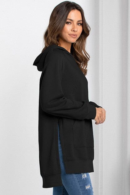 Long Sleeve Pocket Hoodie Top supreme fashion