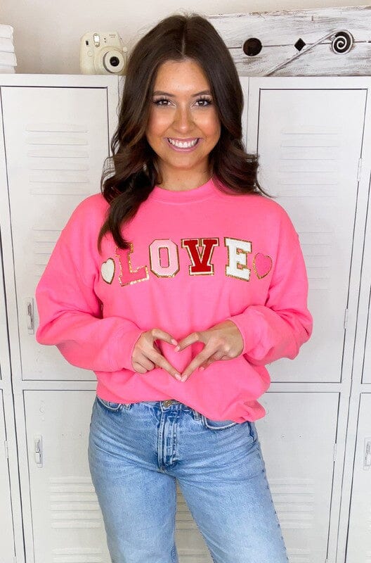 LOVE Patch Sweatshirt Tees2urdoor
