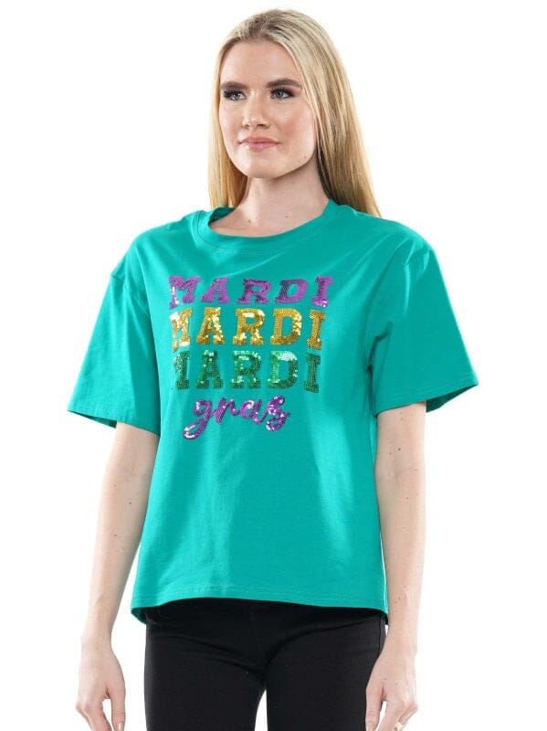 Mardi, Mardi, Mardi Gras Tee why dress