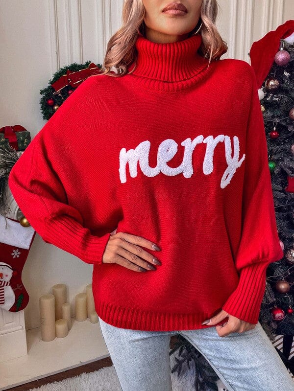 Merry Embroidered Sweater Shewin