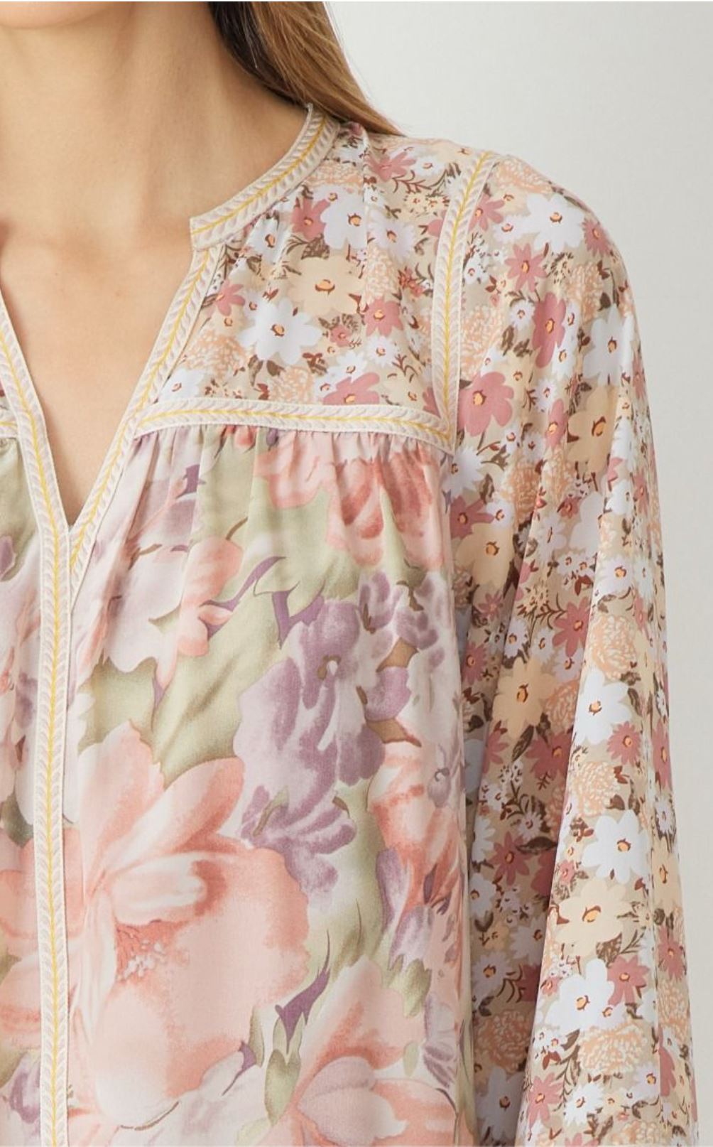 Mixed Floral Print DRESS entro
