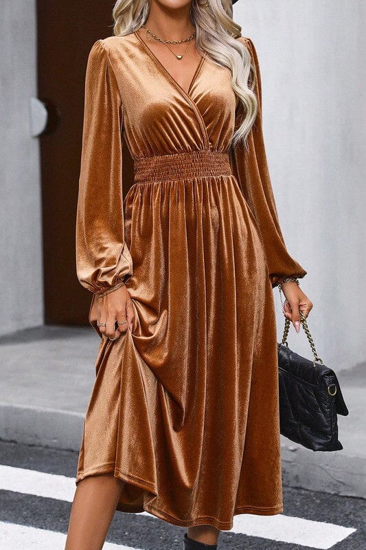 Mocha Velvet Midi Kentce
