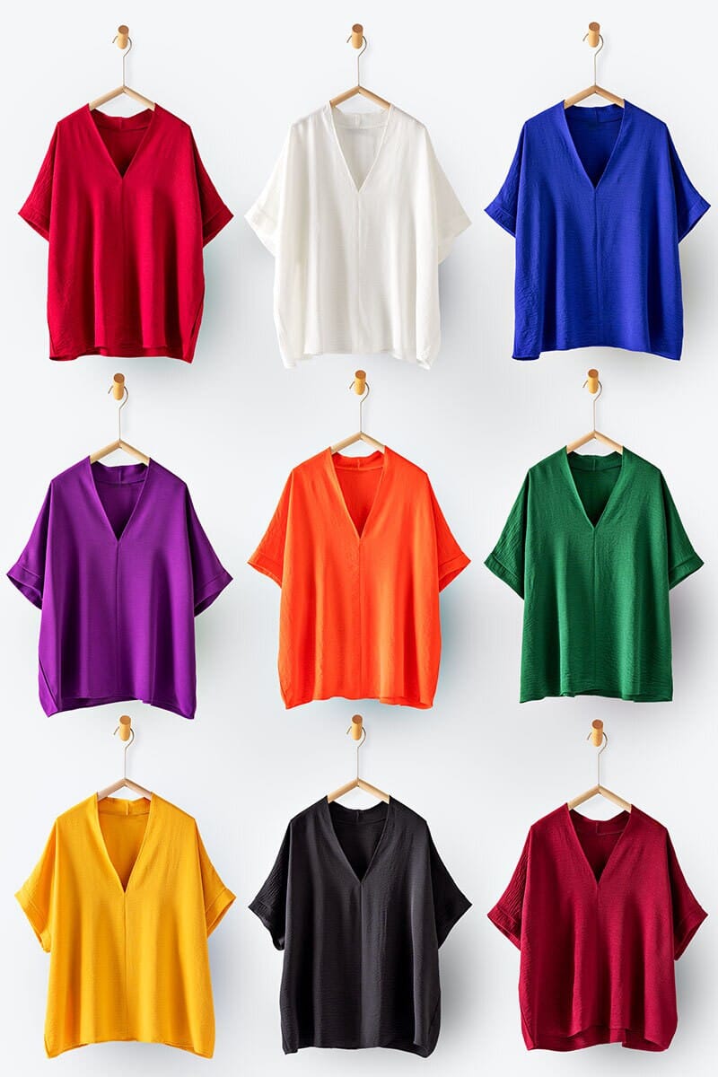 Oversize Gameday V Neck Top Trend Notes