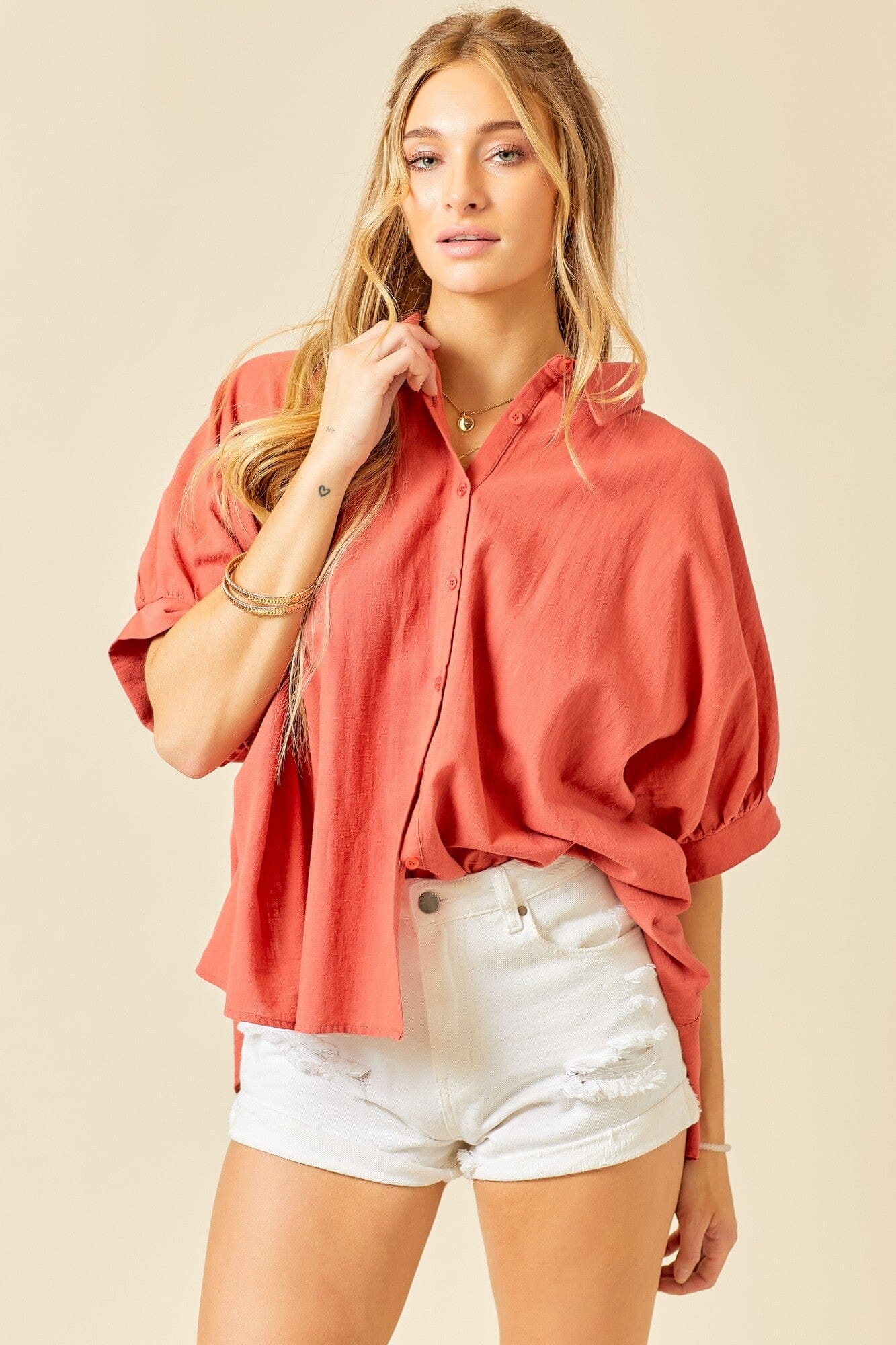 Oversized Button Shirt Fall 2023 day + moon