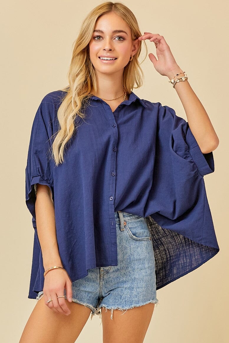 Oversized Button Shirt Fall 2023 day + moon