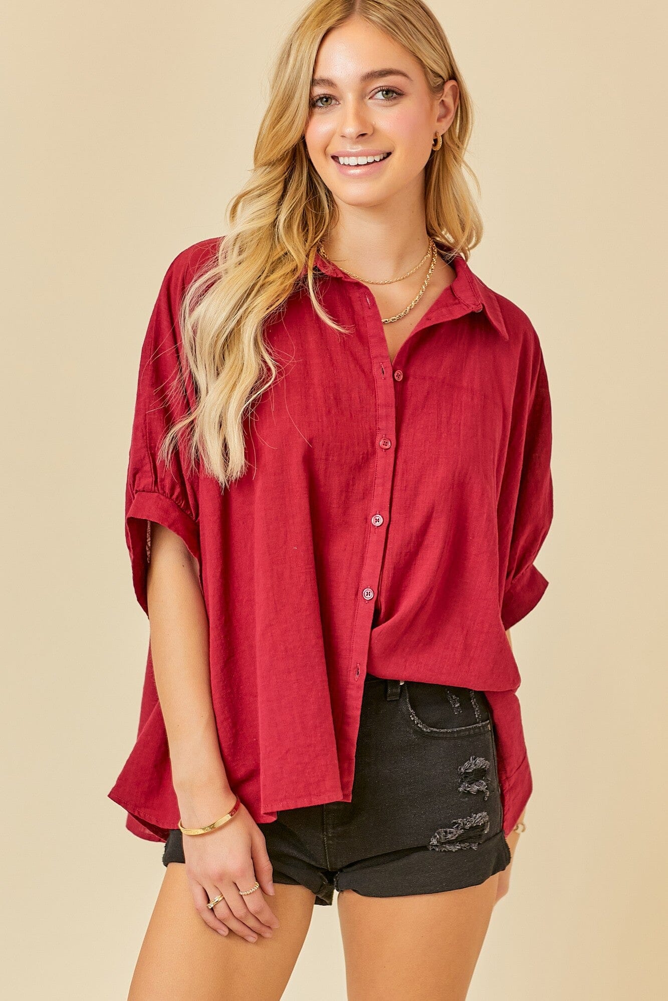 Oversized Button Shirt Fall 2023 day + moon