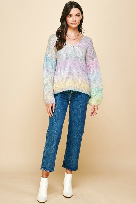 Pastel Rainbow Sweater Pinch