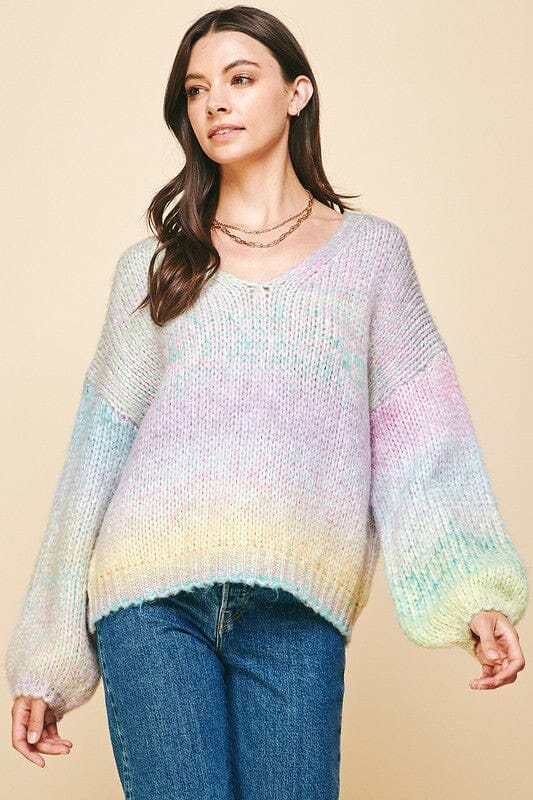 Pastel Rainbow Sweater Pinch
